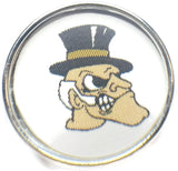 Wake Forest Deacons Logo Fashion Snap Jewelry University Snap Charm
