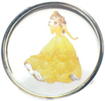 Disney Belle From Beauty And The Beast 18MM - 20MM Fashion Snap Jewelry Snap Charm