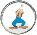 Disney Goofy 18MM - 20MM Fashion Snap Jewelry Snap Charm
