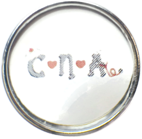 CNA Certified Nursing Assistant 18MM - 20MM Fashion Snap Jewelry Snap Charm
