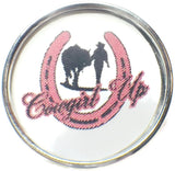 Cowgirl Up 18MM - 20MM Fashion Snap Jewelry Snap Charm