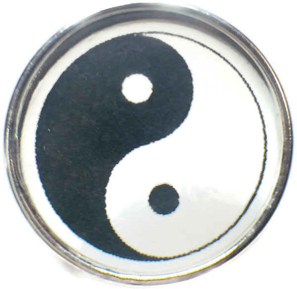 Chinese Yin Yang Symbol 18MM - 20MM Fashion Snap Jewelry Snap Charm