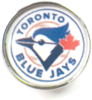 MLB Baseball Logo Toronto Blue Jays 18MM - 20MM Fashion Snap Jewelry Snap Charm