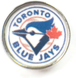 MLB Baseball Logo Toronto Blue Jays 18MM - 20MM Fashion Snap Jewelry Snap Charm