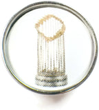 MLB Baseball World Series Trophy Logo 18MM - 20MM Fashion Snap Jewelry Snap Charm