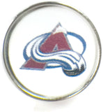 NHL Hockey Logo Colorado Avalanche 18MM - 20MM Fashion Snap Jewelry Snap Charm