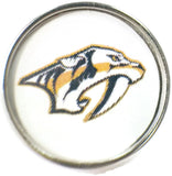 NHL Hockey Logo Nashville Predators 18MM - 20MM Fashion Snap Jewelry Snap Charm