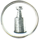 NHL Hockey Stanley Cup 18MM - 20MM Fashion Snap Jewelry Snap Charm