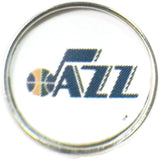 NBA Basketball Logo Utah Jazz 18MM - 20MM Fashion Snap Jewelry Snap Charm