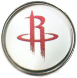 NBA Basketball Logo Houston Rockets 18MM - 20MM Fashion Snap Jewelry Snap Charm