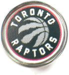 NBA Basketball Logo Toronto Raptors 18MM - 20MM Fashion Snap Jewelry Snap Charm