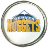 NBA Basketball Logo Denver Nuggets 18MM - 20MM Fashion Snap Jewelry Snap Charm