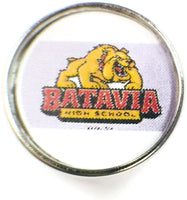 Batavia Bulldogs HS Logo 18MM - 20MM Fashion Snap Jewelry Snap Charm