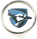 Elmhurst Blue Jays College Logo Fashion Snap Jewelry University Snap Charm