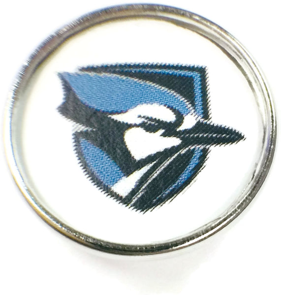 Elmhurst Blue Jays College Logo Fashion Snap Jewelry University Snap Charm