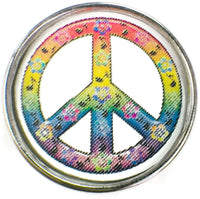 Perfect Peace Peace Sign 18MM - 20MM Fashion Snap Jewelry Charm