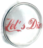 Scuba Diver Lets Dive 18MM - 20MM Fashion Snap Jewelry Snap Charm