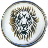 Leo Lion Face Zodiac Sign Horoscope Symbol 18MM - 20MM Charm for Snap Jewelry