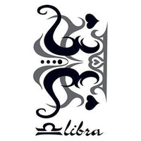 Libra Tribal Zodiac Sign Horoscope Symbol 18MM - 20MM Charm for Snap Jewelry