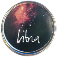 Libra Star Constellation Cosmos Zodiac Horoscope Symbol 18MM - 20MM Charm for Snap Jewelry