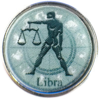 Libra Man Holding Scales Zodiac Sign Horoscope Symbol 18MM - 20MM Charm for Snap Jewelry