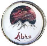 Libra Art Zodiac Horoscope Symbol 18MM - 20MM Charm for Snap Jewelry