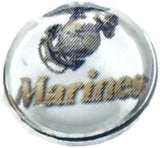 US Military Marines 18MM - 20MM Fashion Snap Jewelry Snap Charm