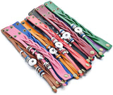 Deep Purple Plum Cuff DIY Leather Bracelet Multiple Colors Available for 18MM - 20MM Snap Jewelry Build Your Own Unique