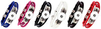 Green DIY Leather Bracelet Multiple Colors for 18MM - 20MM Snap Jewelry Build Your Own Unique