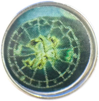 Pisces Neon Fish Zodiac Sign Horoscope Symbol 18MM - 20MM Charm for Snap Jewelry