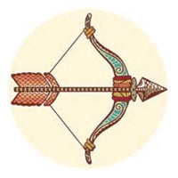 Sagittarius Art Deco Zodiac Sign Horoscope Symbol 18MM - 20MM Charm for Snap Jewelry