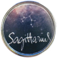 Sagittarius Star Constellation Cosmos Zodiac Sign Horoscope Symbol 18MM - 20MM Charm for Snap Jewelry