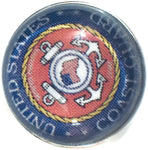 US Military Coast Guard Medallion 18MM - 20MM Fashion Snap Jewelry Snap Charm