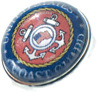 US Military Coast Guard Medallion 18MM - 20MM Fashion Snap Jewelry Snap Charm