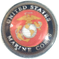 US Military Marine Corps 18MM - 20MM Fashion Snap Jewelry Snap Charm