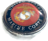 US Military Marine Corps 18MM - 20MM Fashion Snap Jewelry Snap Charm