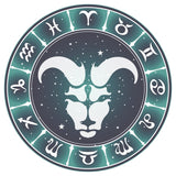 Aries Zodiac Ram Horoscope Sign Symbol 18MM - 20MM Charm for Snap Jewelry