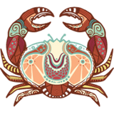 Cancer Art Deco Crab Zodiac Sign Horoscope Symbol 18MM - 20MM Charm for Snap Jewelry