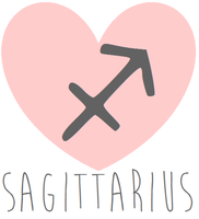 Sagittarius Heart Zodiac Sign Horoscope Symbol 18MM - 20MM Charm for Snap Jewelry